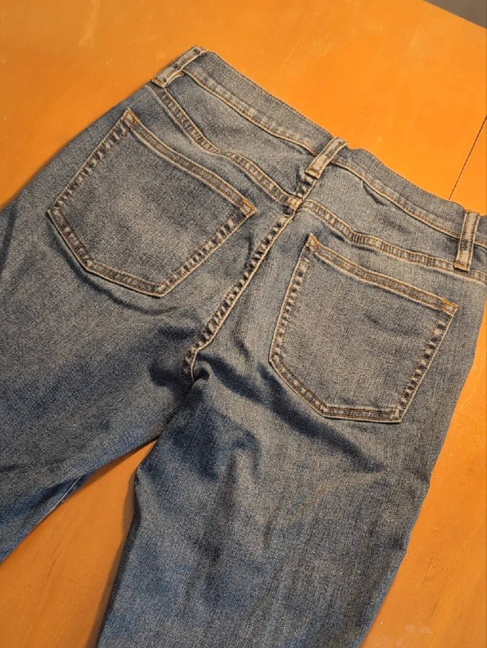 J. Crew Dark Blue High-Rise Button-Fly Jeans